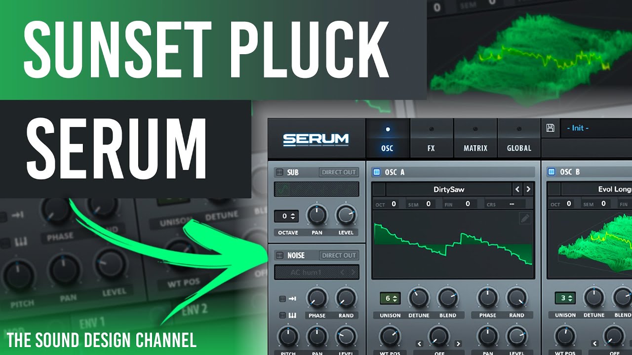 SERUM Tutorial | Beautiful Pluck, Melodic House | Ben Böhmer ...