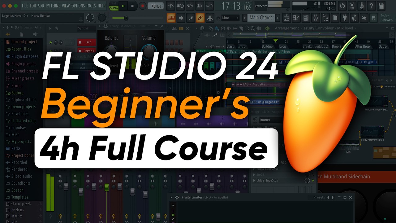 FL Studio Tutorial - Complete Music Producer 4h+ Course - Virtual ...