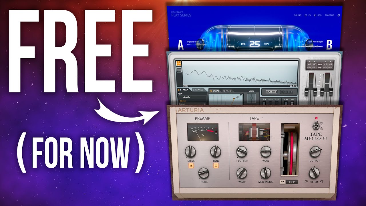 FREE Plugins - FOR A LIMITED TIME! Tape MELLO-FI | TWENTY FIVE | Trash ...